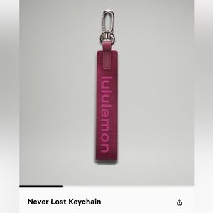 LULU LEMON Never Lost Key Chain